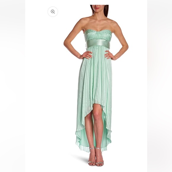 BCBG Maxmara high-low ‘Alicia’ dress- mint green - Picture 2 of 8